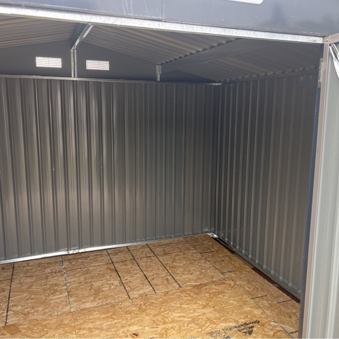 JolyDale 10 ft. W X 8 ft. D Metal Tool Shed & Reviews | Wayfair